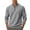 001 Gray, variant on Mens Quarter Zip Pullover Casual Waffle Sweaters Long Sleeve Standing Collar Top with Pocket