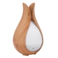 thumbnail image 2 of 200ml Wood Grain Humidifier 8W 24V Automatically Shut Down Silent Aromatherapy Diffuser with 7 LED Color Lights 100‑240V US Plug, 2 of 5