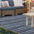 thumbnail image 6 of Bohemian Arrow Line Indoor/ Outdoor Area Rug, 6' x 9', Grey, 6 of 9