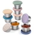 thumbnail image 1 of [Recipiente para aderezo para ensaladas] VITEVER 70 ml de acero inoxidable x8, 1 of 6