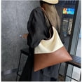 thumbnail image 2 of CoCoMangos Slouchy Hobo Bag Women Canvas Underarm Shoulder Bag Crossbody Purse Multi-Pocket Lightweight Work Satchels Tote Handbag, 2 of 7