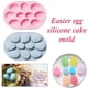 thumbnail image 4 of Billuyoard Molde de silicona de 10 agujeros para molde de pastel de Chocolate para postre de Fondant en forma de huevo de Pascua moldes decorativos DIY Almacenamiento y organización del hogar Billuyoard HA023373-00, 4 of 6