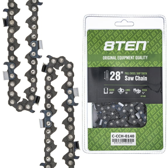 Full Chisel Skip Tooth Chainsaw Chain 28 inch .050 3/8 92 DL for McCulloch 810-CCC2362H