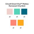 thumbnail image 3 of Cricut Joy™ Smart Vinyl™ Matless Permanent Vinyl, Beachside Sampler, 3 of 4