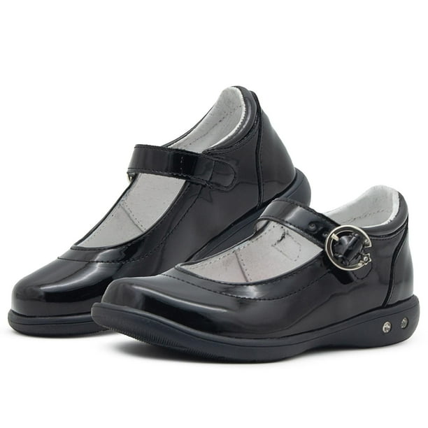 Zapato Escolar Niña Karsten Charol Negro Antiderrapante negro 20