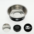 thumbnail image 3 of Unique Bargains 1 Pc Non-Skid Medium Dog Bowl Panda Pattern for Indoor and Outdoor Black Stainless Steel Plastic, 3 of 4