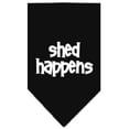 thumbnail image 2 of Pet and Dog Bandana Screen Printed, "Shed Happens", 2 of 10