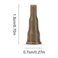 thumbnail image 2 of Yucurem 10Pcs Butane Nozzle Adapter Universal Converter for Cigarette Lighter Camping Kitchen Utensils (Khaki), 2 of 10