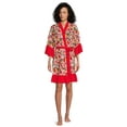 thumbnail image 3 of The Pioneer Woman Ruffle Sleeves and Hem Robe, Women's, Size S-3X, 3 of 7