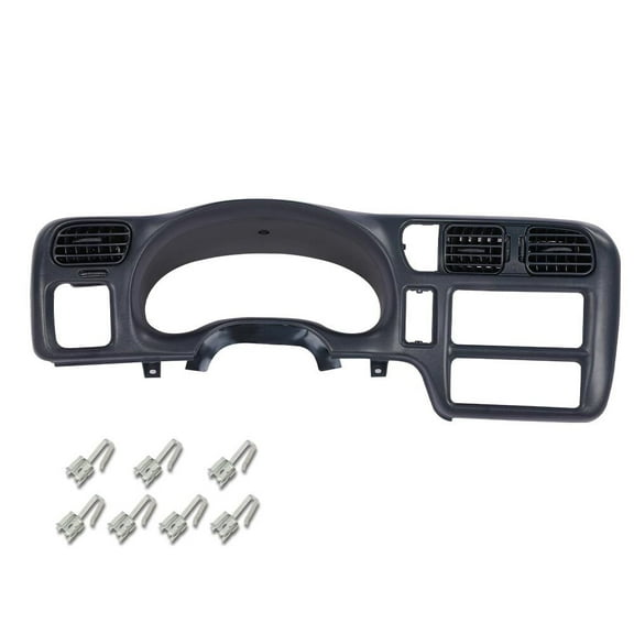 Fit For 1998-2004 Blazer Jimmy Sonoma S10 Bravada Dark Gray Dash Trim Bezel