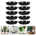 thumbnail image 6 of RENACLIPY Round Black Plant Pot Water Trays for Indoor Outdoor Use, Drip Trays for Garden and Home, 6 of 6