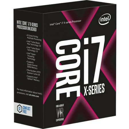 Intel Core i7 i7-7820X Octa-core (8 Core) 3.60 GHz Processor - Socket R4 LGA-2066Retail Pack - 8 MB - 11 MB Cache - 8 GT/s DMI - 64-bit Processing - 4.30 GHz Overclocking Speed - 14 nm - 140