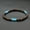 blue howlite, variant on New Natural Coconut Husk Bracelet For Men Premium Tiger Eyes Black Flash Gemstone Stretch Beaded Braclet Yoga Wooden Braslet