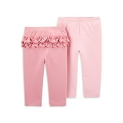 Child of Mine by Carter's Baby Girl Pants, 2 Pack, Preemie-12 Month