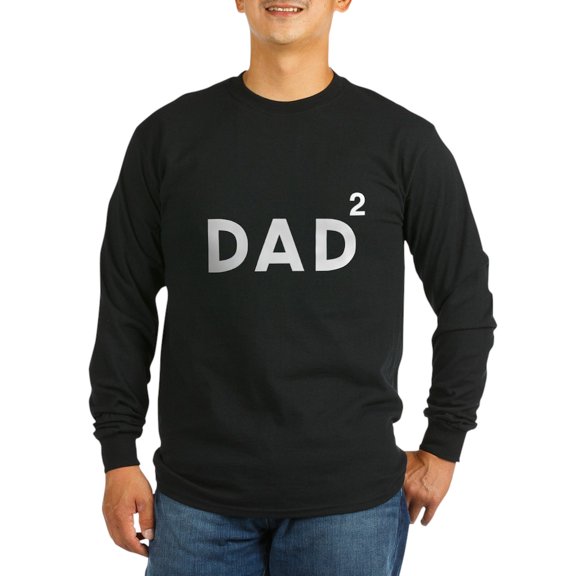 CafePress - Dad Of Twins Long Sleeve T Shirt - Long Sleeve Dark T-Shirt