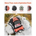 thumbnail image 6 of Hydration Backpack with 2L TPU Water Bladder, Hydration Pack Backpack, Lightweight Hiking Water Backpack for Men Women, Hydro Water Daypack for Hiking, Running, Cycling, Camping & Rave, 6 of 7