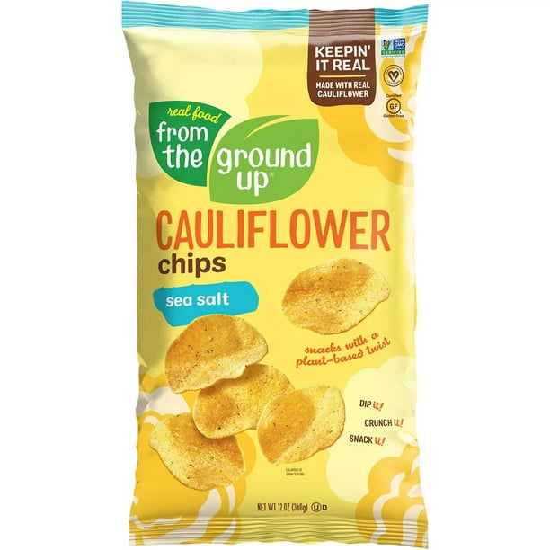Real Food From The Ground Up Cauliflower Sea Salt Chips (12 oz