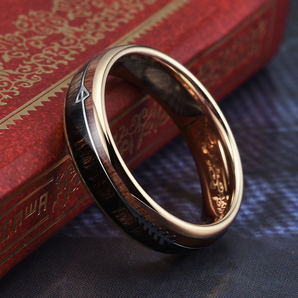 THREE KEYS JEWELRY Mens Womens Fire Opaly Inlay Tungsten Rings 4mm 8mm Engagement Wedding Gifts Bands
