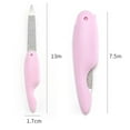 thumbnail image 3 of Double-Sided Stainless Steel Nail File For Smoothing And Polishing Portable And Reusable, 3 of 8