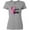 Athletic Heather, variant on Inktastic Breast Cancer Awareness I Support My Auntie with Pink Ribbon Women's T-Shirt