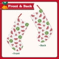 thumbnail image 2 of Lsque 18 Inches Hand Drawn Watermelon Pattern Christmas Stockings Hanging Ornaments,Knitted Xmas Fireplace Hanging Stocking,Holiday Decoration, 2 of 8