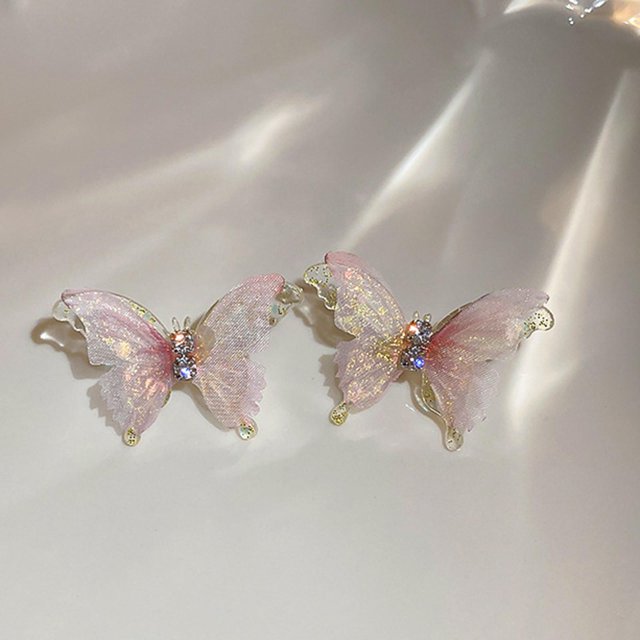 Pendientes de mariposa Fernando para mujer joyería dulce decoraciones tamaño 2.4 cm x 3.1 cm