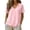 Pink(Womens Shirts), variant on GUACER V Neck T Shirts for Women Casual Short Sleeve Tops Textured Cotton Linen Loose Basic Summer Tees Flowy Blouses