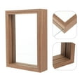 thumbnail image 2 of SHISUYAN Glass Display Frame Wooden Frame Specimen Double-sided Glass Frame Picture Frame, 2 of 7