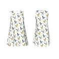 thumbnail image 7 of Lsque Farm Roosters Pattern Summer Dresses for Women – Sleeveless T-Shirt Swing Sundress, Perfect for the Beach and Casual Days, 7 of 7