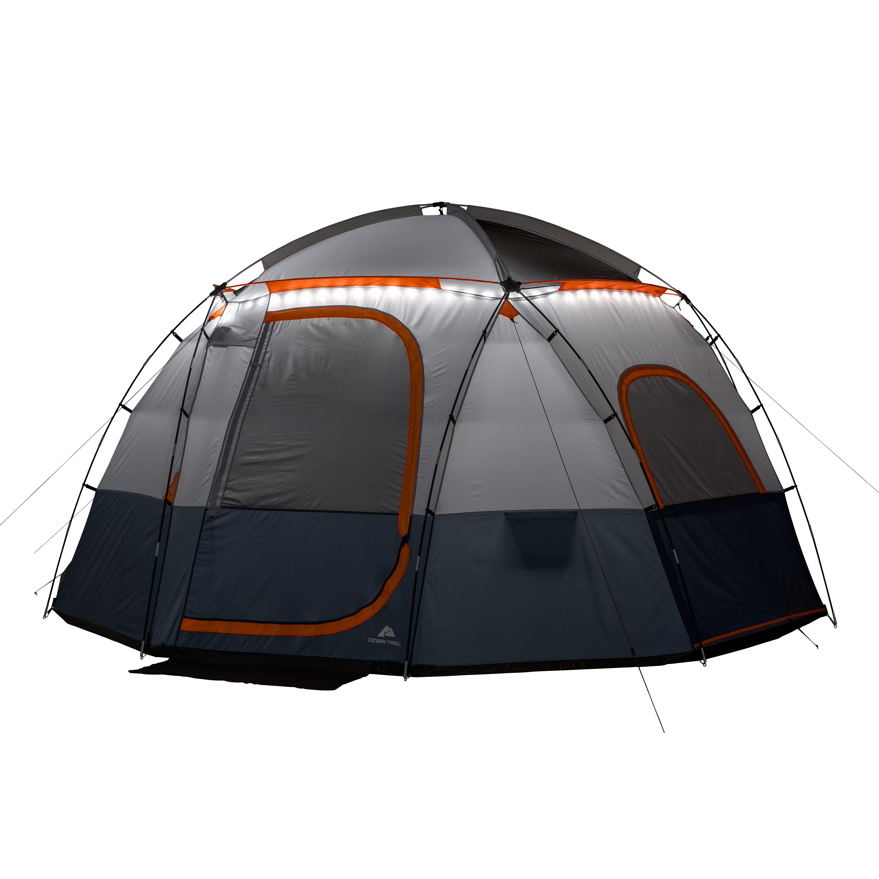 Ozark Trail 15’ x 15’ 9-Person Lighted Sphere Tent, 30.97 lbs - image 3 of 8