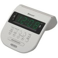 thumbnail image 2 of JENSEN JCR-295-W Bluetooth Clock Radio with Cellphone Holder (White), 2 of 4