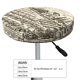thumbnail image 2 of Goofa Vineyard Landscape Printed Stool Covers Round, Waterproof Round Bar Stool Covers Anti-Slip Round Bar Stool Seat Cover with Elastic Bands Durable -13 inch, 2 of 7