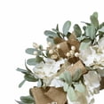thumbnail image 2 of Haute Decor 22 Inch Spring Floral Grapevine Hydrangea Wreath w/ Burlap Bow, 2 of 7