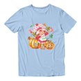 thumbnail image 2 of Strawberry Shortcake Halloween Pumpkins And Candy Fall Vibes Men's T Shirt (Light Blue, S-XXXL), 2 of 4