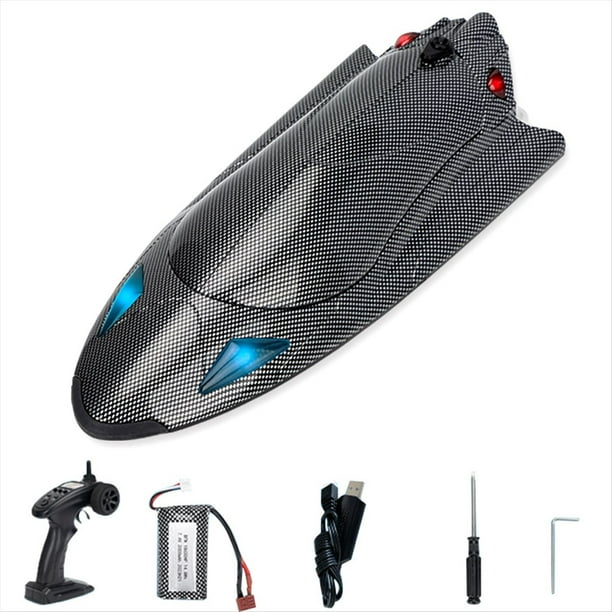 RC Boat 25+ de Control Remoto Rápido para Piscinas y Lagos, Barcos RC de 2.4 GHZ para Adultos Niños con Batería Recargable