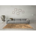 thumbnail image 3 of Ahgly Company Indoor Round Oriental Brown Industrial Area Rugs, 7' Round, 3 of 4