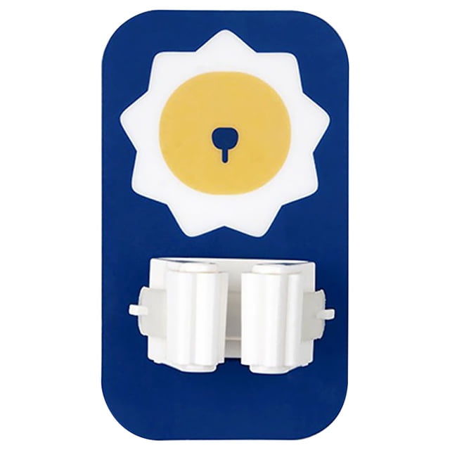 Yuarrent Colgador de fregona montado en la pared organizador de soporte de fregona estante de almacenamiento de baño de cocina de plástico, naranja Almacenamiento y organización del hogar No.04 Yuarrent HA003634-04