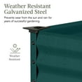 thumbnail image 5 of Best Choice Products 48x24x30in Elevated Galvanized Metal Garden Bed w/ Corner Protectors - Peacock Blue, 5 of 9
