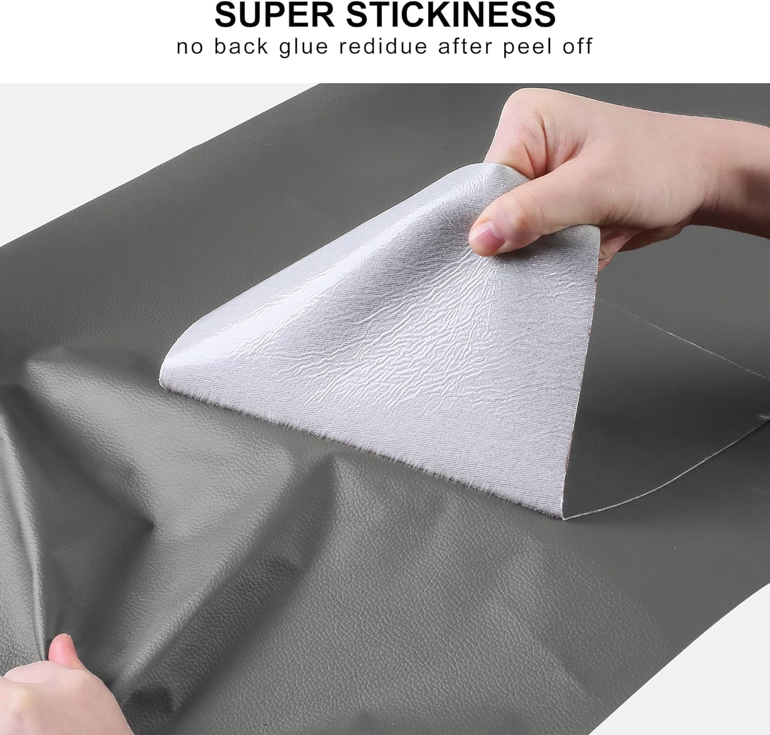 Leather Repair Patch for Furniture, 4" x 78" Self Adhesive Leather Repair Kit Vinyl Repair Tape for Car Seat Sofa Jackets Couches Chair Black