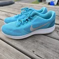thumbnail image 2 of Nike Revolution 3 Blue Athletic Running Shoes Women’s Size 11, 2 of 6