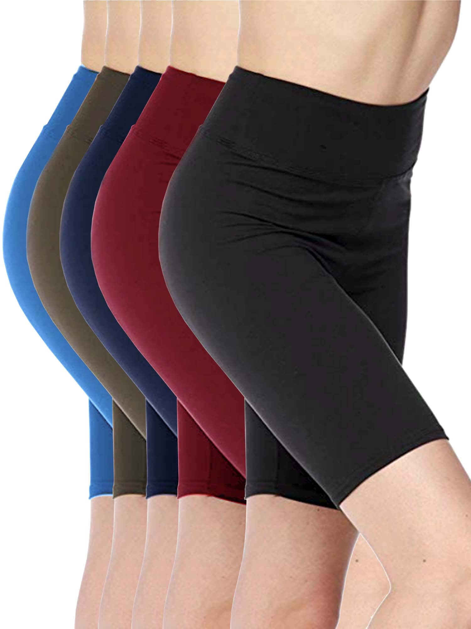 Ladies Cycle Cotton Stretchy Lycra Short Active Casual Sports Women's Leggings 
