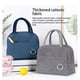 thumbnail image 3 of Fiambrera Bolsa Moda Color sólido Portador Organización Contenedor Picnic Cremallera Térmica Almuerzos Bolsas con asas Bolsa de almacenamiento Almacenamiento y organización del hogar Rosado Bewildely HA066153-04, 3 of 6