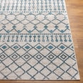 thumbnail image 3 of Livabliss Washable Rugs for Living Room, 7ft Round Lavadora Global Blue Round Area Rug, Bedroom Dining Room Home Decor Stain Resistant Carpet (6'7" x 6'7"), 3 of 6