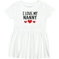thumbnail image 3 of Inktastic I Love My Nanny Girls Baby Dress, 3 of 5