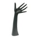 thumbnail image 1 of Organizador de joyas de mano de maniquí, soporte de resina para collares, soporte minimalista Negro, 1 of 9