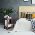thumbnail image 5 of Costway Chair Side Table Coffee Sofa Wooden End Shelf Living Room Furniture Espresso, 5 of 10