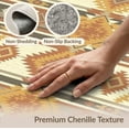 thumbnail image 6 of ODIKA Farmhouse Charcoal Cream Interlocking Geometric Bands Decorative for Playroom, Bedroom, Reading Nook, Pet Friendly & Kids Safe Play, 6 of 7