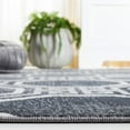 thumbnail image 4 of SAFAVIEH Odyssey Eadaoin Trellis Area Rug, Black/Grey, 4' x 6', 4 of 8