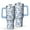 Light-blue, variant on Camouflage 40oz Tumbler– Stainless Steel Insulated Tumbler with Handle and Straw, Large Capacity Travel Cup for Hot & Cold Drinks