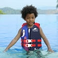 thumbnail image 3 of Gogokids Kids Swim Vest Toddler Life Jacket Flotation Buoyancy Swimsuit with Adjustable Safety Strap,Swim Jacket Pool Vest Learn to Swim for Children 20-70Lbs, Age 1-9 Years,Blue, 3 of 10